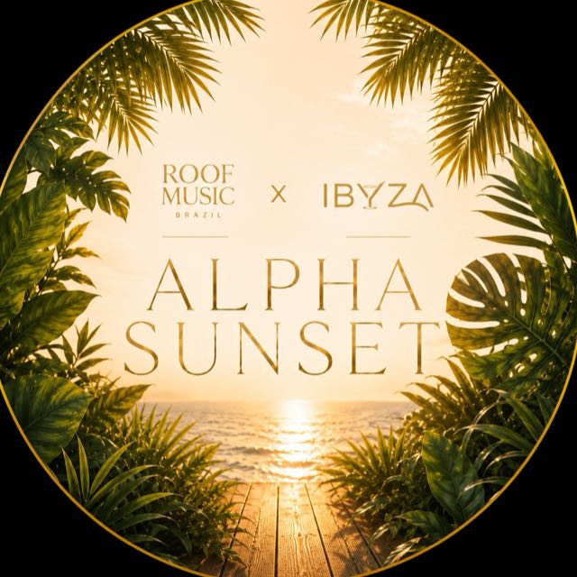 Banner da festa ALPHA SUNSET